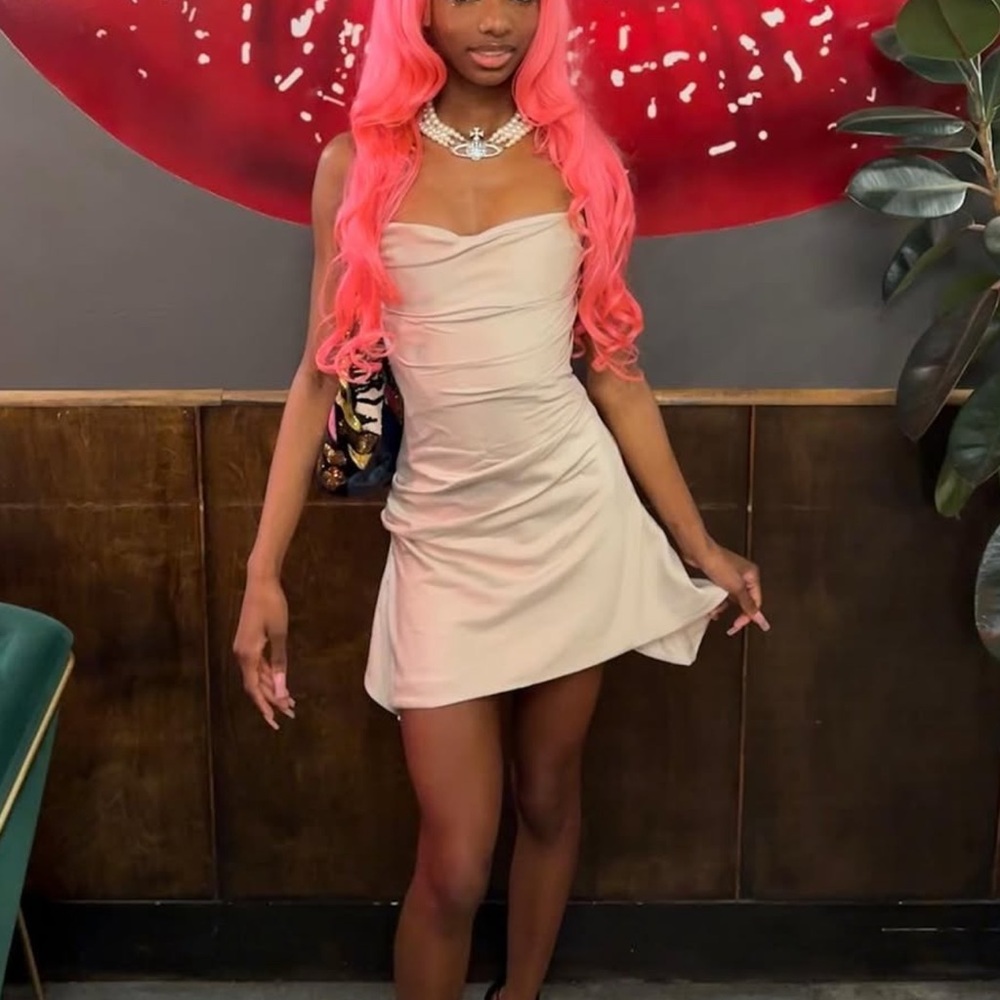 House Of CB Elegant Strapless Mini Dress